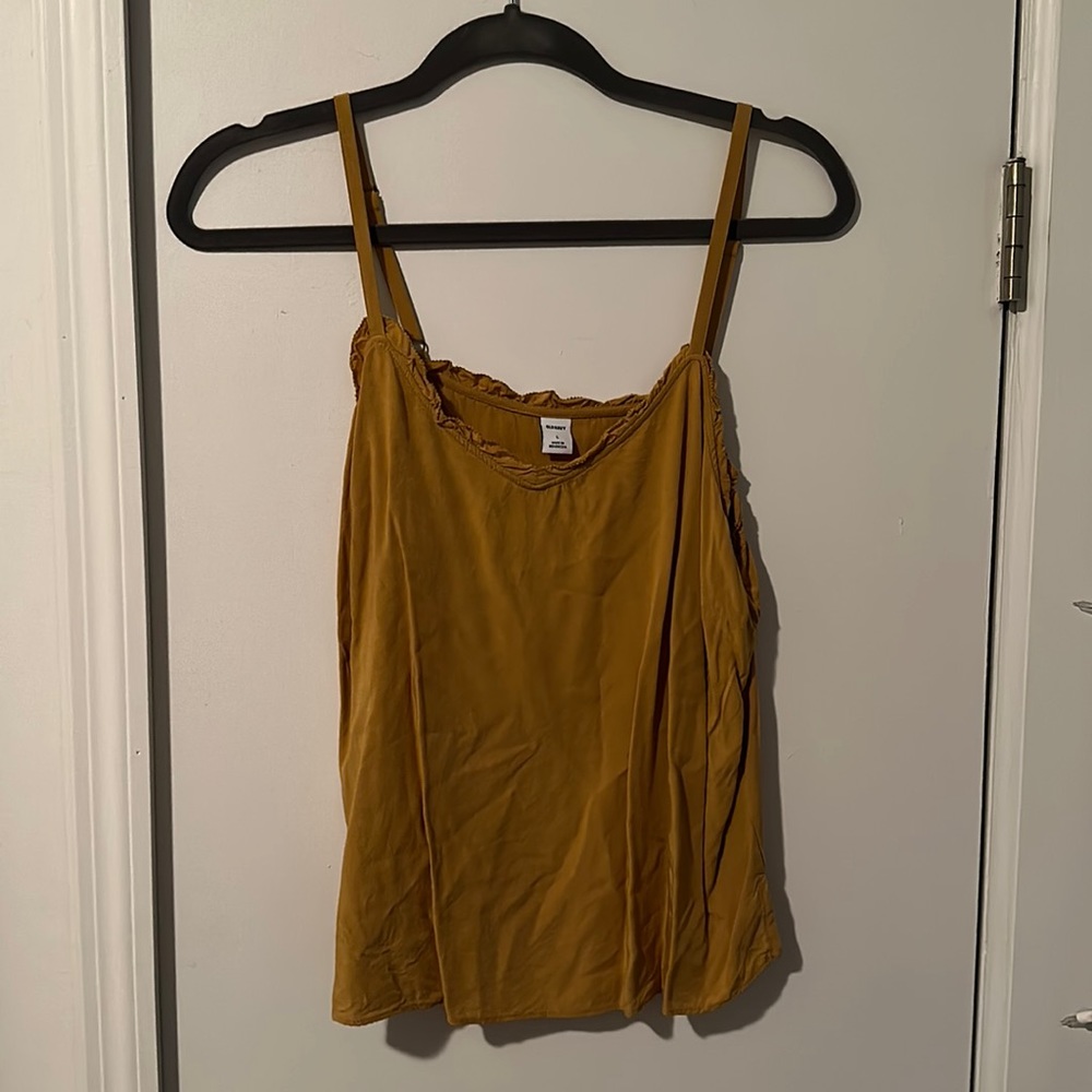 Old Navy Baby Doll Mustard Tank Top